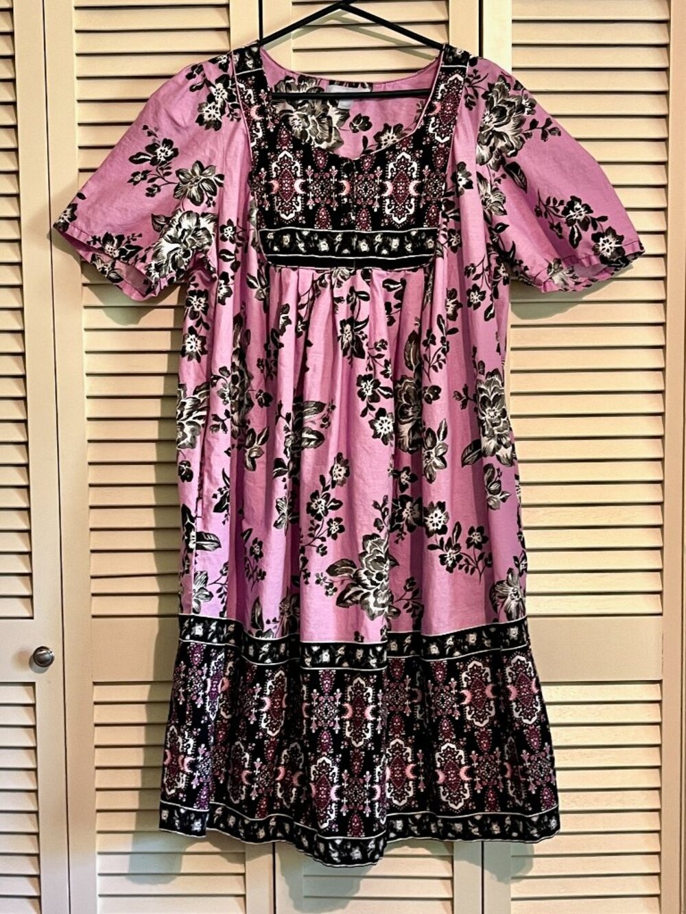 Only Necessities Patio Duster House Dress * Size L (18-20) * Cotton * EUC